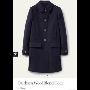 Boden Durham Wool Blend Coat